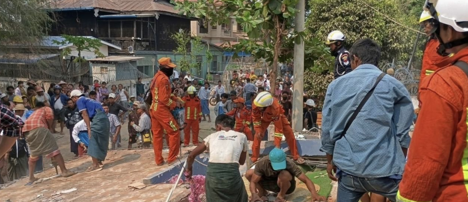 Solidaridad y agilidad caracterizan la respuesta al terremoto en Myanmar